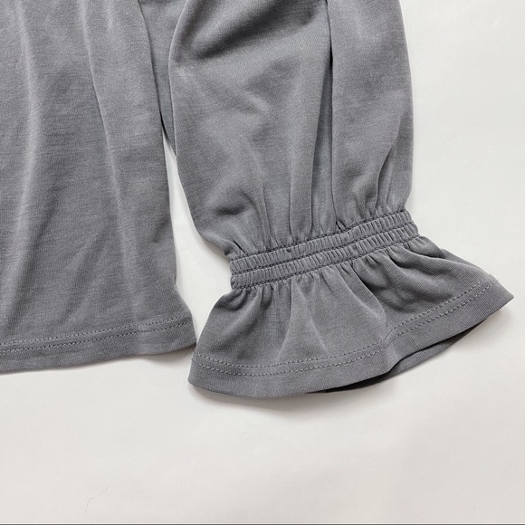 Lucky Brand Long Sleeve Top, Gray, M - Picture 10 of 12